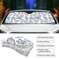 thumbnail image 5 of Disketp Windshield Sun Shade, Car Sun Shade For Front Window World Travel2 Sunshades Sun Visor Protector Blocks Uv Rays Foldable, 5 of 9