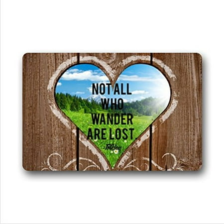 Winhome Not All Who Wander Are Lost Funny Popular Quotes Doormat