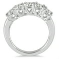 thumbnail image 2 of 2 Carat TW Five Stone Diamond Wedding Band in 14K White Gold  (J-K Color, SI2-SI3 Clarity), 2 of 5