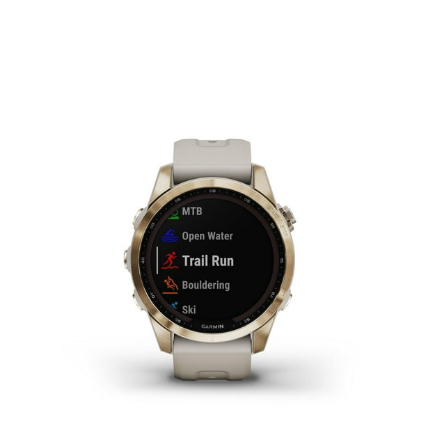 Garmin fenix 7S Sapphire Solar Charging GPS Smartwatch Steel