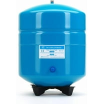 PA-E RO-132-BL Stainless Steel 4.5 Gallon Reverse Osmosis Storage Water Tank - Blue, 1/4" Port