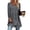 Black, white and grey vertical stripes, variant on 3/4 Length Sleeve Womens Tops Dressy Casual Plus Size Tunics to Wear with Leggings