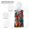 thumbnail image 3 of Xecao 3D Butterfly print basketball shirt for both men and women, a unisex basketball jersey perfect for theme parties-3X-Large, 3 of 6