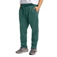 thumbnail image 2 of Curuila Men Pants Solid Color Drawstring Waistband Straight Leg Casual Comfortable Long Trousers With Pocket Green Size 2Xl, 2 of 5
