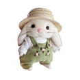 thumbnail image 4 of Bunny Keychain Animal Muñeca para niñas para niñas Pequeñas regalos Portables Regalo Realista Corbitante Capacidad, 4 of 8