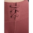 thumbnail image 4 of No Boundaries Waffle Knit Pants, 31.5'' Inseam, Women's, 4 of 5
