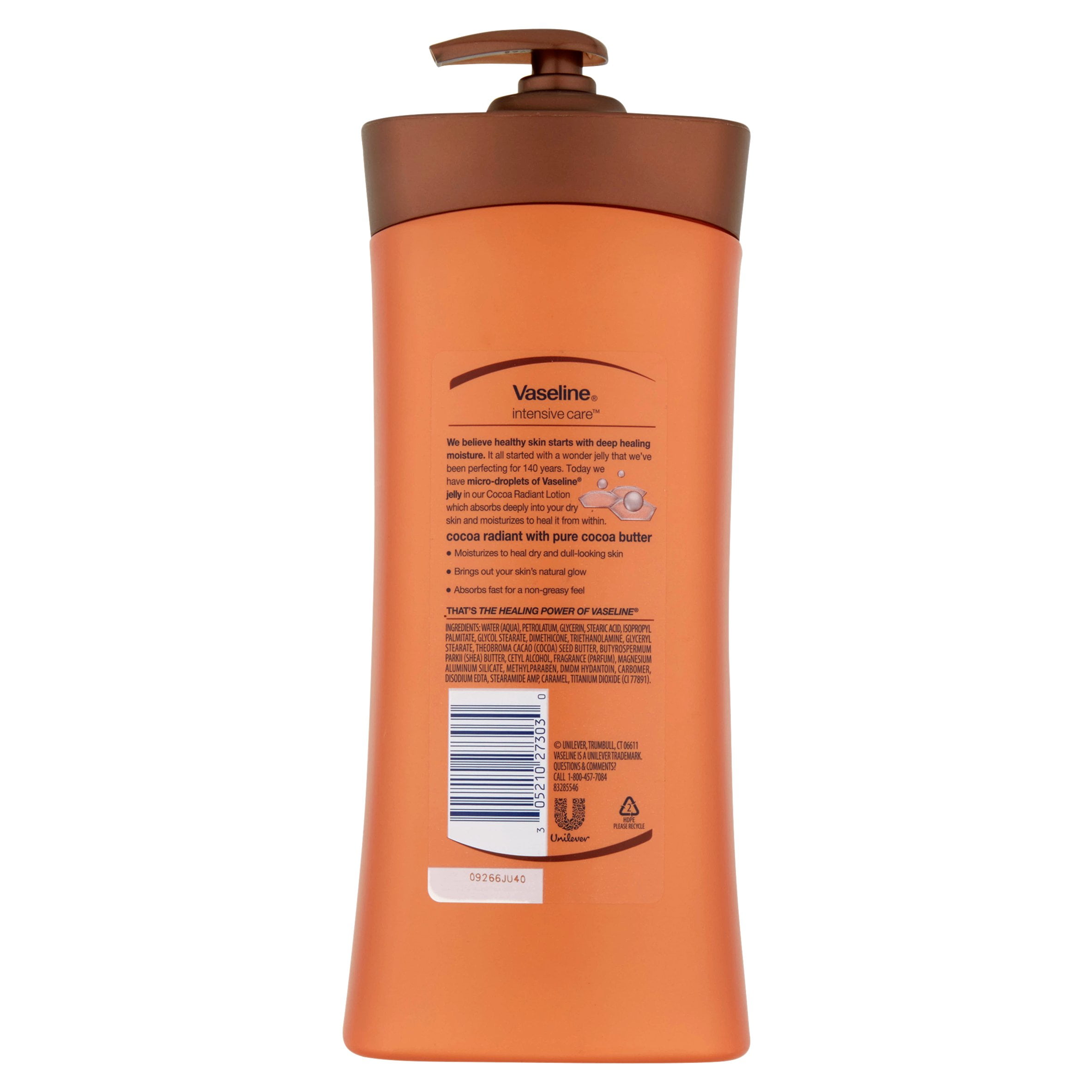 Vaseline Lotion Total Moisture, Cocoa Radiant. 24.5 Fl Oz