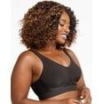 thumbnail image 5 of Bali Comfort Revolution ComfortFlex Fit Shaping Wireless Bra Granite Blue Grey Tropic S, 5 of 7