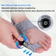 thumbnail image 2 of Bunion Corrector for Women Men, Adjustable Knob Double Correction Separator for Big Toe Relief Bunion Splints Hammer Orthopedic Toe Straightener with Anti-slip Heel Strap and Silicone Pad, Grey, 2 of 14