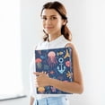 thumbnail image 6 of FORMRS 3 Ring Binder with Pockets 1.5" D-Rings Clip Board 200 Sheets Capacity, Pink Jellyfish, 6 of 8