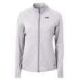 thumbnail image 2 of Women's Cutter & Buck  Heather Gray James Madison Dukes Adapt Eco Knit Heather Recycled Full-Zip Jacket, 2 of 3