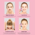 thumbnail image 4 of Rechargeable Silicone Facial Cleansing Brush Mini Waterproof Ultrasonic Pore Cleaner Skin Massage Import Device, 4 of 9