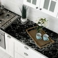thumbnail image 2 of Arthome Black Marble Contact Paper Self Adhesive Wallpaper 15.7"x120", 2 of 6