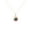 Rose, variant on Pure Elegance Ocean Bloom Dolphin Flower Cluster Pendant Necklace Emerald & Ruby For Women In 925 Silver 14K Rose Gold Over