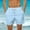 Light Blue, variant on TMOYZQ Men's Swim Trunks 5" Quick Dry Bathing Suits with Mesh Lining Cute Print Lightweight Beach Vacation Swimwear Swim Shorts