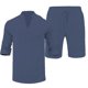 thumbnail image 4 of Tops de Manga Larga Casual Cuello Redondo de Color Sólido con Cintura Elástica Y Cordón Bolsillos de Dos Piezas, Incluye Blusa Y Pantalones para Uso Diario Al Aire Libre, 4 of 7