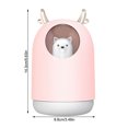 thumbnail image 2 of USB Power Nano Humidificador de aire Hidratante Difusor de aire de bajo ruido Atomizador portátil con diseño de dibujos animados, Negro kenally HA8571-02B, 2 of 6