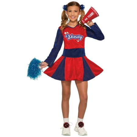 Girls Cheerleader Halloween Costume