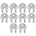thumbnail image 3 of Wire Rope Cable Clip Clamp, U  Saddle Fastener 10PCS 3/16 Inch  For Awnings For Fix Patio Furniture, 3 of 8