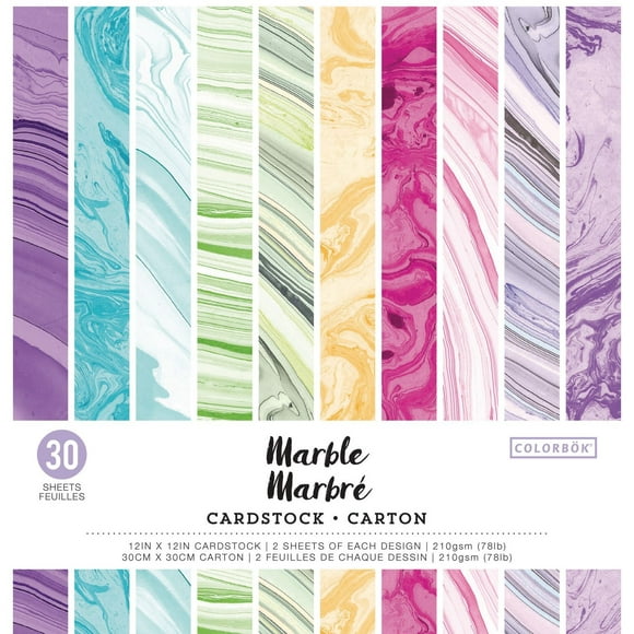 Carton Marbré de Colorbok