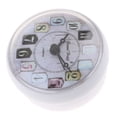 thumbnail image 3 of Reloj de pared Sunnimix Baño de pared de succión Impermeable, 3 of 8