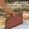 thumbnail image 4 of Portable Outdoor Camping Canvas Tray Hiking Travel Desktop Storage Box Home Folding Sundries Jewelry Key Storage Box, 4 of 8