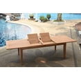 thumbnail image 6 of 13-Piece Teak Dining Set: 122" Rectangular Extendable Table + 12 Giva Armless Chairs, 6 of 8