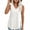 #1 White, variant on Women Tank Tops Sleeveless Side Slit Tunic Top Comfortable Eyelet Chic Shirts Green Loose Casual Blouse 2025