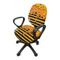 thumbnail image 5 of Chririnla Honey Bee Daisy 2 Pack Set Computer Chair Cover for High Back Chairs, Washable Stretchable Polyester Office Chair Covers, 5 of 8