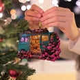 thumbnail image 5 of Garden Library Ornament Acrylic Books Stacked Book Lovers Library Bookshelf Decorations Hanging Literary Bookish For Librarian Book Lovers R Mini Christmas Ornament Hangers Chain for Stained Glass, 5 of 5