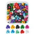 thumbnail image 1 of 150Pcs Aluminum 3D Rose Flower Tiny Metal Beads Mixed Color 9x5mm Hole: 1mm, 1 of 6