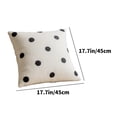 thumbnail image 3 of Kezqiaxn Pillows For Couch, 17.7X17.7In Sofa Throw Pillow Living Room Decorative Pillows Chenilles Bed Back Cushion Square Pillows For Sofa Bedside Window White, 3 of 6