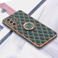 thumbnail image 5 of for Samsung Galaxy A53 5G Case with 360 Ring Kickstand A53 5G Case Luxury Plating Gold Bumper Shockproof Protective Phone Cover for Women Girls-Green, 5 of 12
