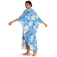 thumbnail image 3 of DISNIMO Daisy Print Women's Kaftan Dress V Neck Summer Beach Cover Up for Swimsuit Batwing Sleeve Caftan Dresses Women's Long Cover Up for Bathing Suit, 3 of 7