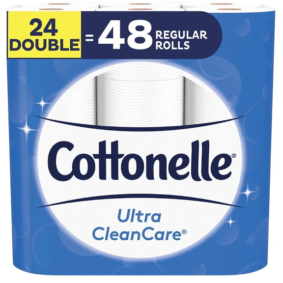 Papel Higiénico Cottonelle Ultra CleanCare 24 Rollos Dobles