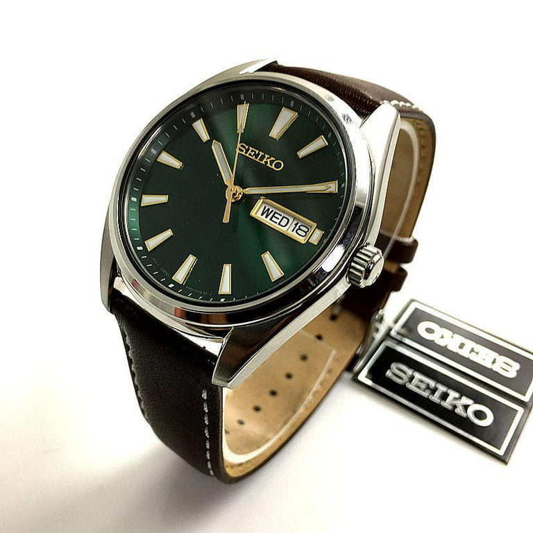 Seiko Neo Classic Quartz Green Dial Men's Watch SUR449P1