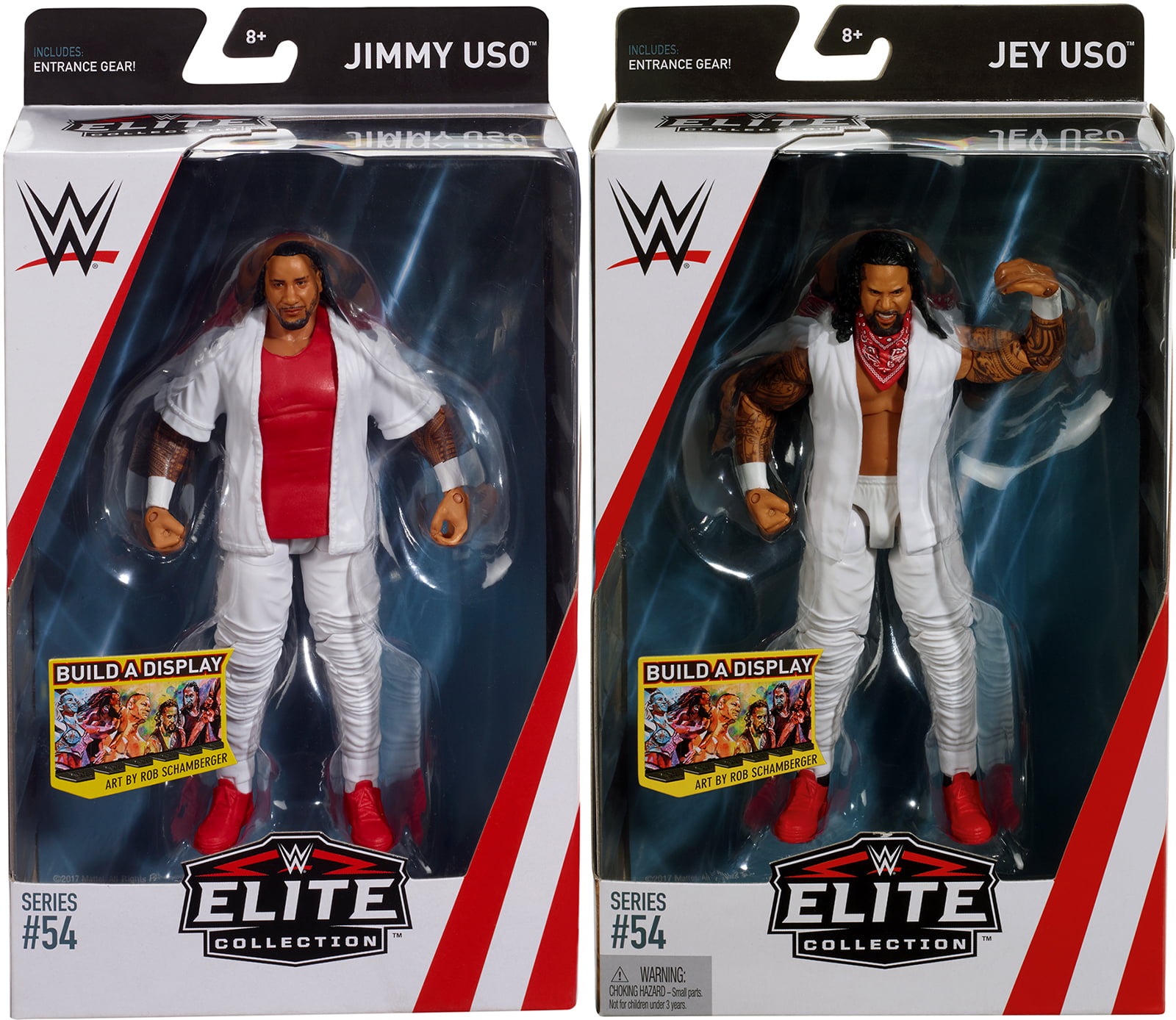 Package Deal Wwe Elite 54 The Usos Jimmy Uso Jey Uso Toy