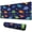 Colorful Dinosaur-1, variant on Long Mouse Pads for Desk,Colorful Dinosaur and Leaf Pattern Desk Mats on Top Of Desks, Desk Mouse Pad Extra Large with 3mm Non-Slip Base and Stitched Edge for Gaming,Office,Work,Home 31.5"x11.8"