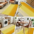 thumbnail image 5 of Area Rug for Living Room, Yellow Ombre Non-Slip Indoor Large Carpet for Bedroom/Dining Room, Modern Abstract Art Abstract Washable Low-Profile Rectangle Floor Runner Rugs - 4 x 6 Ft, 5 of 8