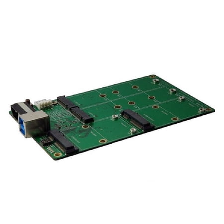 ‌USB 3.1 B Type to M.2 SSD X2 and mSATA SSD X2 Adapter RAID Card price history on PriceWatchPro