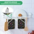 thumbnail image 4 of Yayeee Pot Holders Kitchen Heat Resistant with Pocket 7"x9.8" Cotton Oven Cooking Hot Pads, Black Neon Lightning, 4 of 7