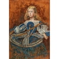 thumbnail image 2 of Olga Boznanska 14x18 Gold Ornate Wood Frame and Double Matted Museum Art Print Titled - Portrait of Infantin Margarita After Diego Velazquez, 2 of 4