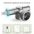 thumbnail image 5 of Flexible Pipe Set Convenient for Kitchen Sink Space Saving Drain Solution With Clear Backflow Preventer P Trap, 5 of 8