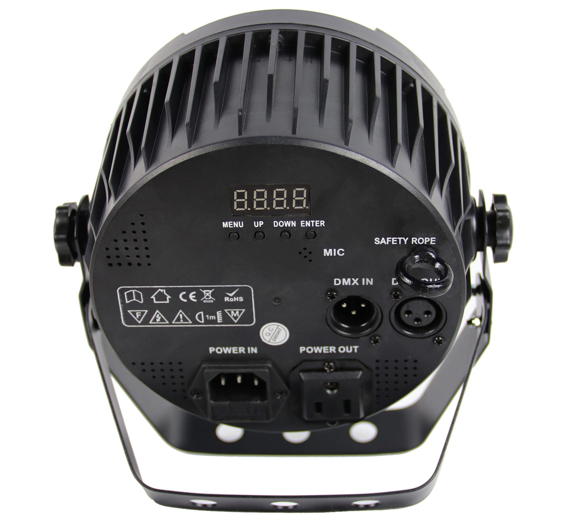 Gearlux Par Can 9 Channel 2-Watt RGBA or RGBW + UV 30 PCS Auto Stage Light