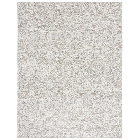 SAFAVIEH Ebony Hoyt Floral Area Rug, Brown/Ivory, 8' x 10'