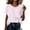 Pink, variant on Women's Stripes Tops Lightweight Soft Side Crew Neck Tie Knot Blouses Loose Fit Dressy Casual Summer Short Sleeves T-Shirts M