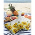 thumbnail image 3 of Outdoor Throw Pillow Cover Farm Watercolor Blooming Sunflowers Waterproof Cushion Covers 2 Pack Wooden Planks Pillow Cases Home Decoration for Patio Garden Couch Sofa, 3 of 6