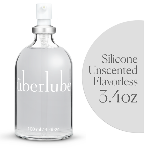 Uberlube Luxury Lubricant LatexSafe Natural Silicone Lube with