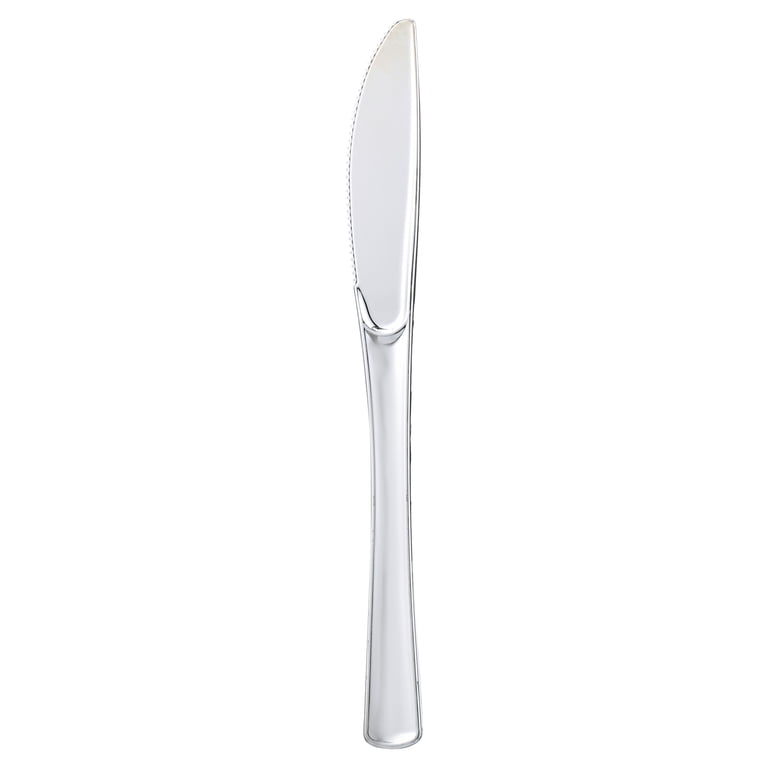 EDI Silver Disposable Plastic Cutlery Set, 160-Piece photo 2