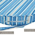 thumbnail image 4 of Greendale Home Fashions 18" x 18" Sapphire Stripe Round Outdoor Chair Pad (Set of 2), 4 of 7